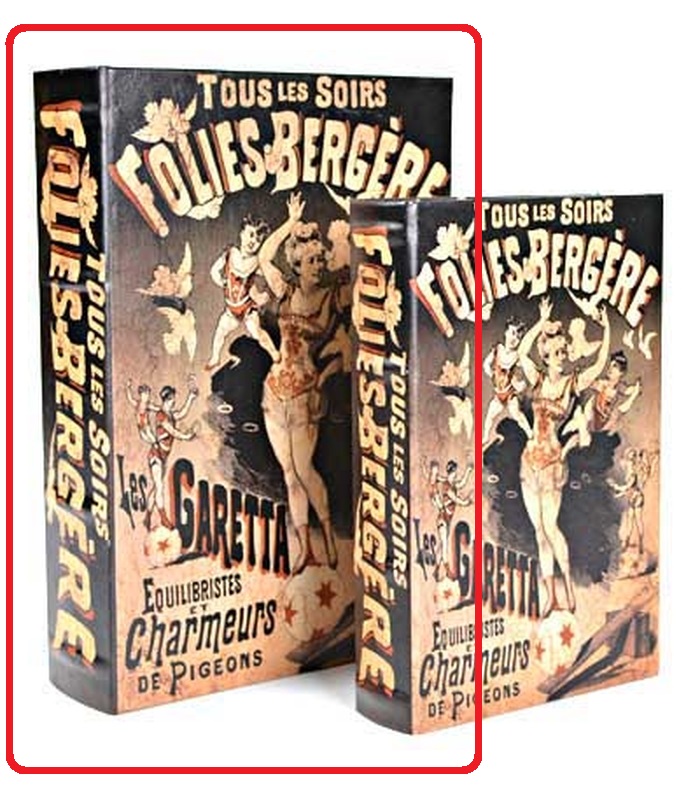 ΒΙΒΛΙΟ ΜΕΓΑΛΟ 30X21X7 CM ΔΙΑΚΟΣΜΗΤΙΚΟ 20-73-439 image