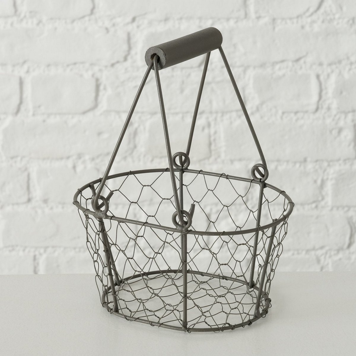 ΚΑΛΑΘΙΑ L18cm ΜΕΤΑΛ ΓΚΡΙ 20-88-528 image