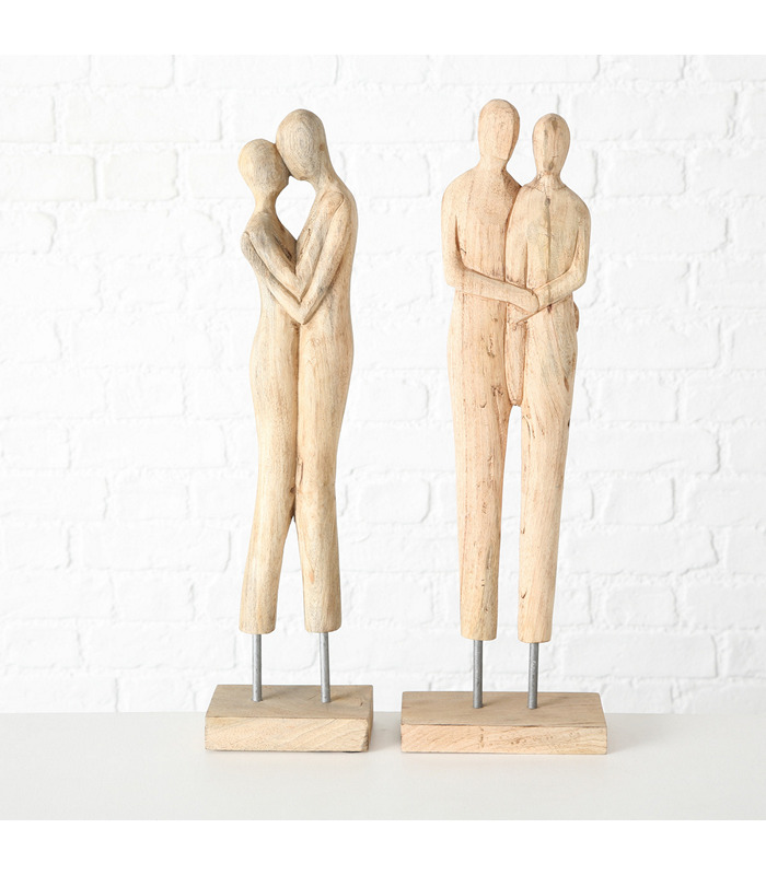 ΑΝΔΡΑΣ/ΓΥΝΑΙΚΑ 2/ASS ΦΙΓΟΥΡΑ ΦΥΣ.ΞΥΛΟ Valtina 18X9X56cm image