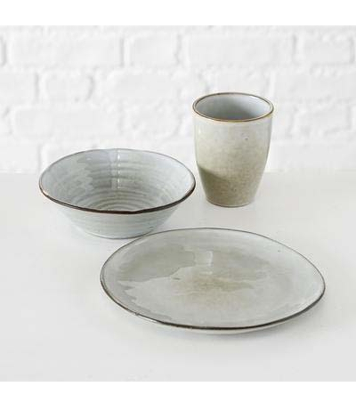 ΠΙΑΤΟ ΓΚΡΙ Antiqua D21cm ΔΟΛΟΜΙΤΗΣ image