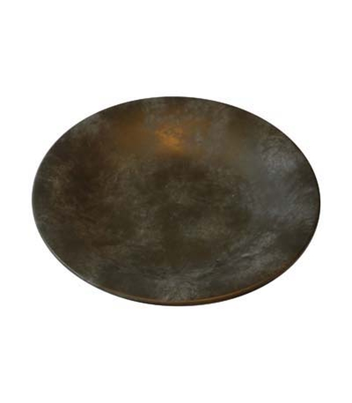 ΠΙΑΤΕΛΑ ΠΕΤΡΙΝΗ ΧΡΥΣΟΠΡΑΣΙΝΗ D:42.5X8 CM image