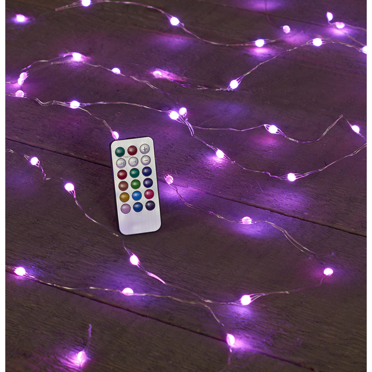 ΦΩΤΑΚΙΑ ΠΟΛΥΧΡΩΜΑ RGB 200 LED- ΑΣΗΜΙ ΚΑΛΩΔΙΟ(20M) image