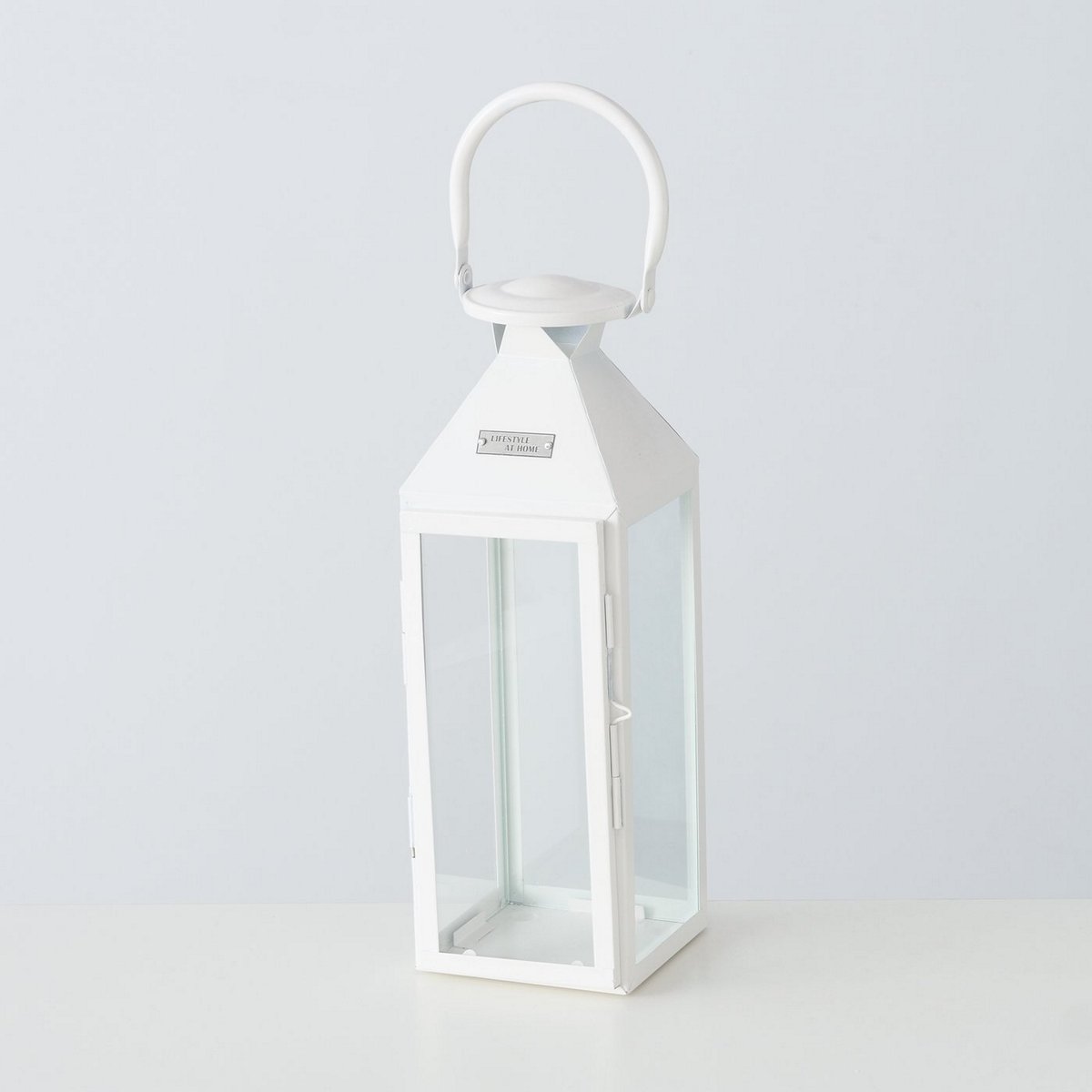 ΦΑΝΑΡΙ Jason ΜΕΤΑΛΛΟ ΛΕΥΚΟ 19Χ18Χ45cm 20-25-972 image