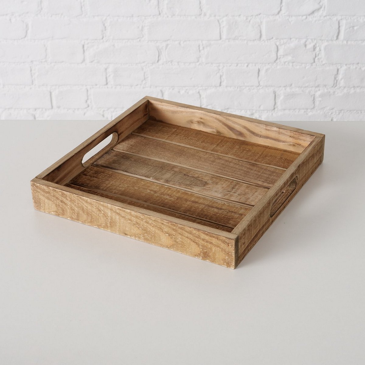 ΔΙΣΚΟΣ Mariam 28Χ28Χ4cm ΦΥΣΙΚΟ ΞΥΛΟ 20-26-246 image