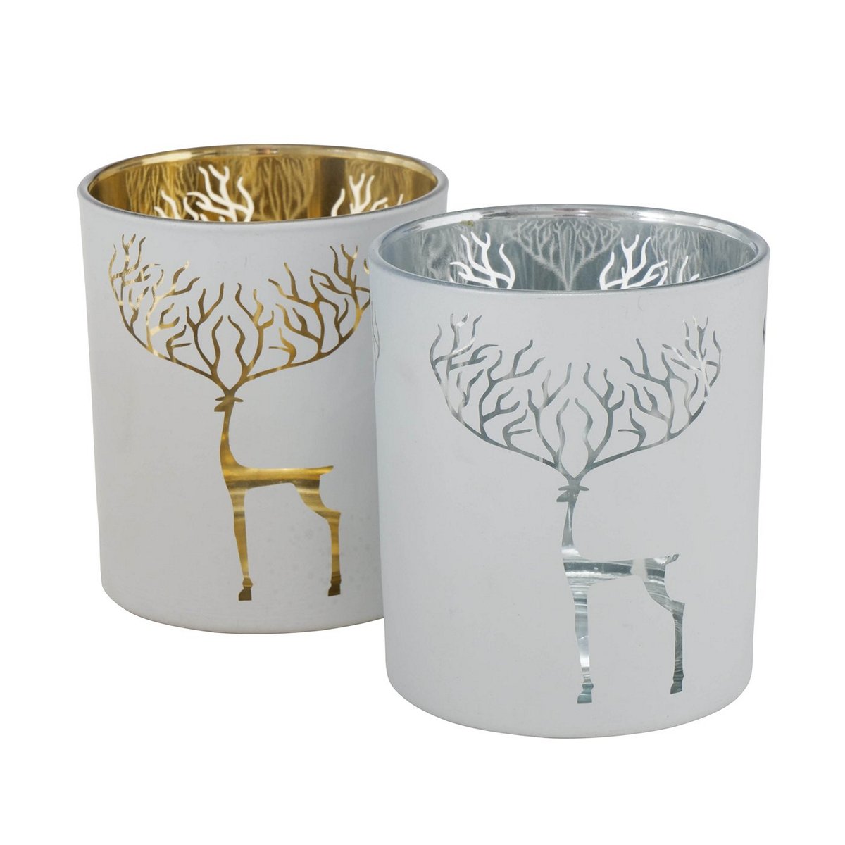 ΚΗΡΟΠΗΓΙΟ ΡΕΣΩ Lenza 2/ass ΛΕΥΚΟ/ΧΡΥΣΟ ΓΥΑΛΙ 20-96-334 L0 W0 H10 D9cm image