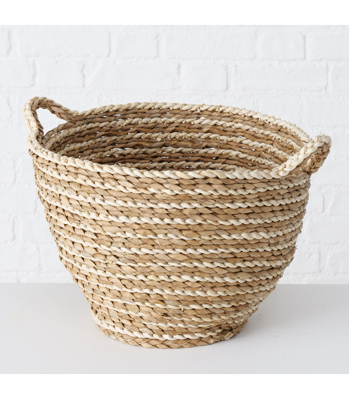 ΚΑΛΑΘΙ ΡΑΤΤΑΝ ΦΥΣΙΚΟ Naitee H30cm D38cm ΦΥΣΙΚΟ ΣΧΟΙΝΙ 20-96-792 image