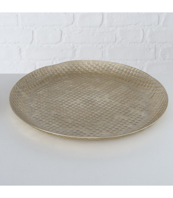 ΠΙΑΤΕΛΑ Waffalo ΣΦΥΡΙΛΑΤΟ ΜΑΤ ΧΡΥΣΟ D29cm ΑΛΟΥΜΙΝΙΟ 20-96-906 image