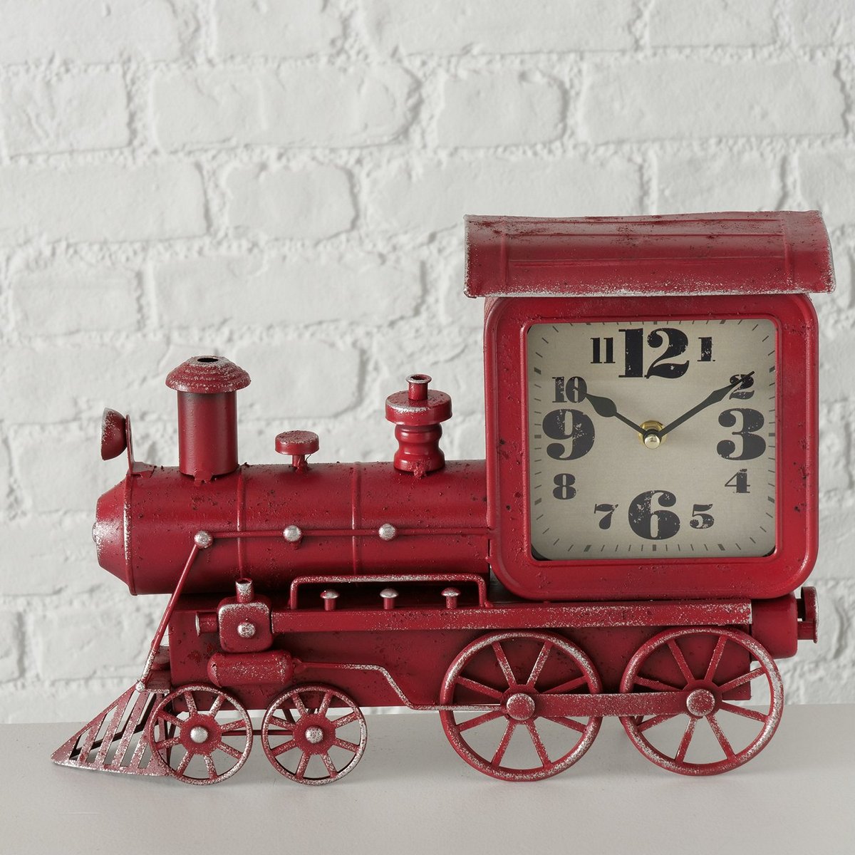 ΡΟΛΟΙ ΕΠΙΤΡΑΠΕΖΙΟ ΤΡΕΝΟ Jesko ΑΝΑΛΟΓΙΚΟ 38X9X26cm ΚΟΚΚΙΝΟ ΜΕΤΑΛΛΟ image