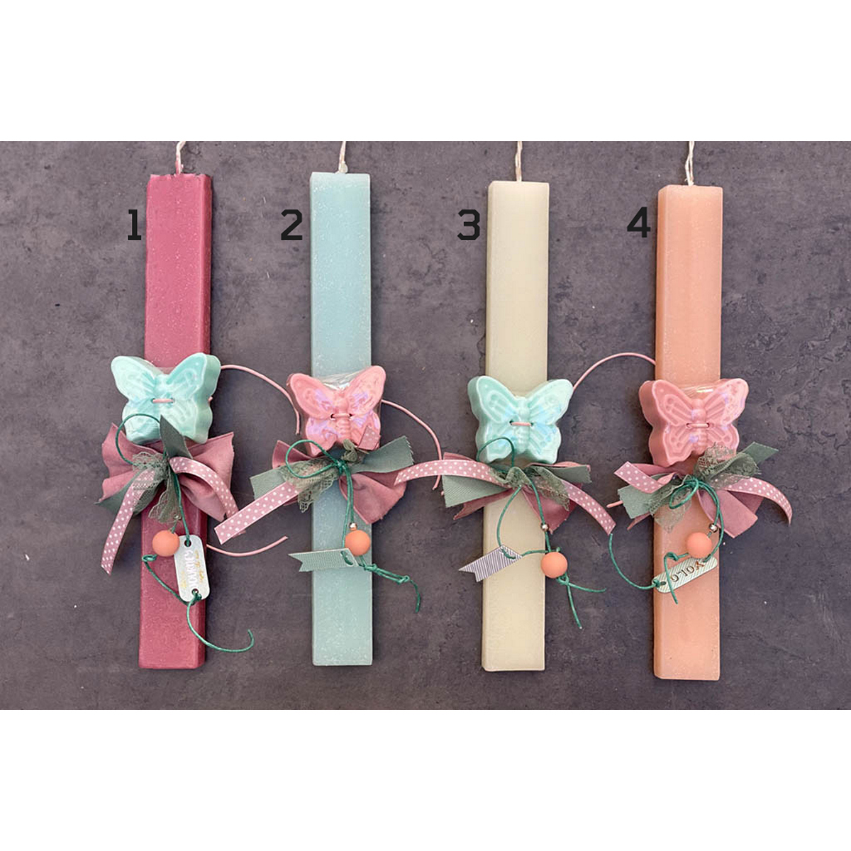 ΛΑΜΠΑΔΑ ΠΛΑΚΕ ASS/4 ΡΟΖ/ΣΙΕΛ/ΕΚΡΟΥ/ΣΟΜΟΝ ΜΕ ΠΕΤΑΛΟΥΔΑ ΣΑΠΟΥΝΑΚΙ image