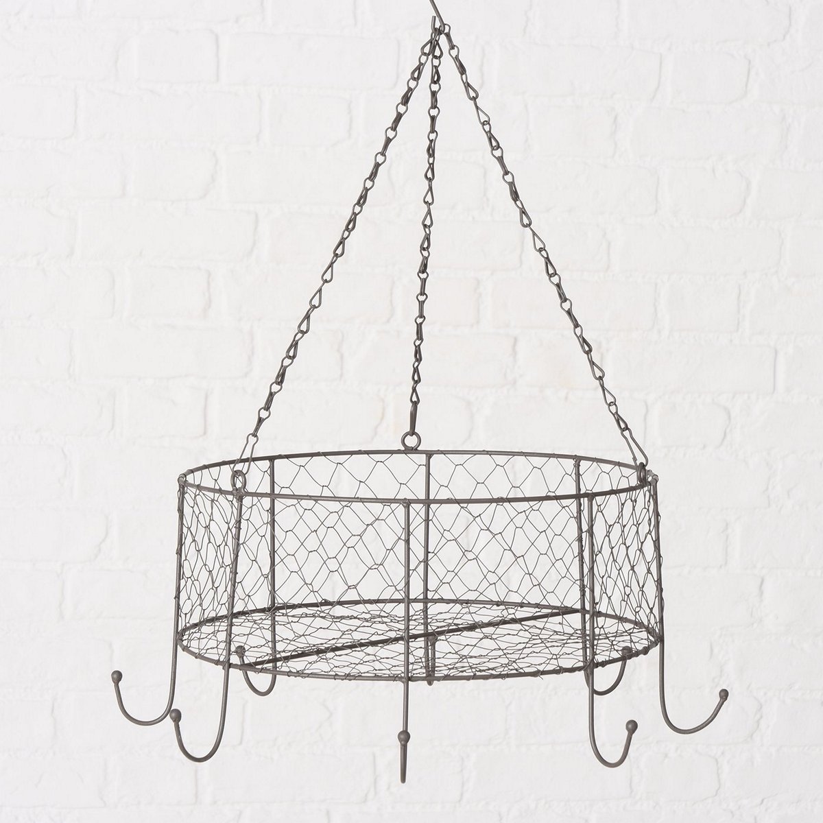 ΚΡΕΜΑΣΤΟ ΡΑΦΙ ΜΕΤΑΛΛΙΚΟ Verona 21Χ46cm ΑΝΤΙΚΕ ΚΑΦΕ image