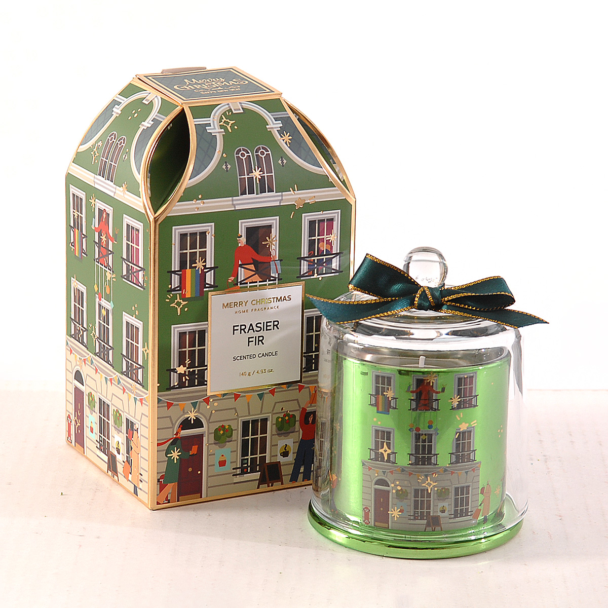 ΚΕΡΙ ΣΕ ΔΟΧΕΙΟ ΜΕ ΧΡΙΣΤΟΥΓΕΝΝΙΑΤΙΚΟ ΘΕΜΑ 140gr ΒΑΝΙΛΙΑ ΜΕ ΣΟΓΙΑ ΚΑΙ ΑΡΩΜΑ 8% 140gr image