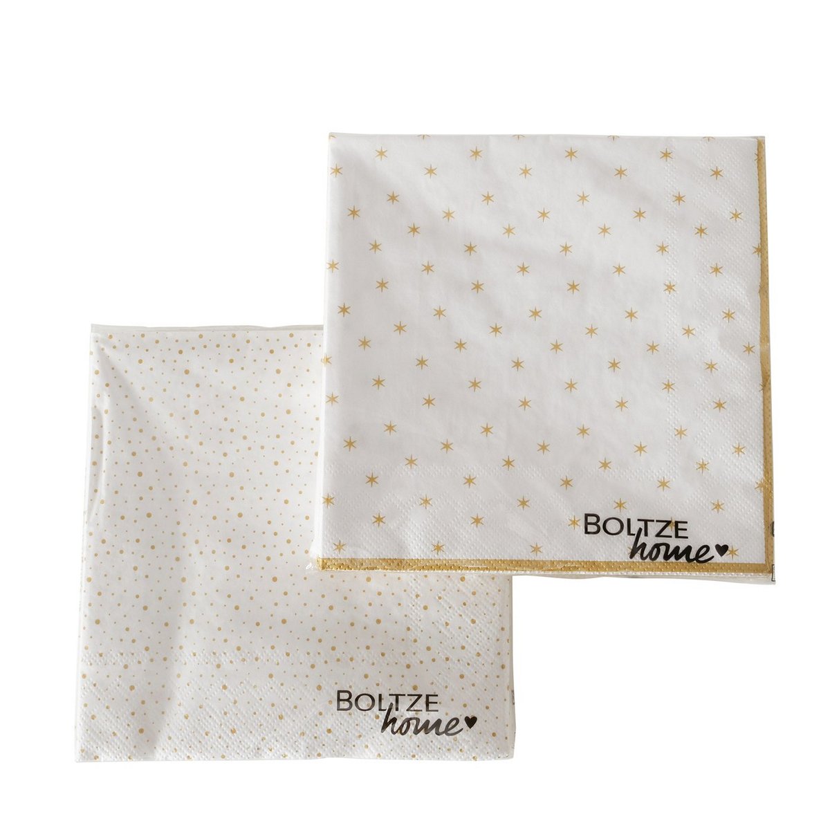 ΧΑΡΤΟΠΕΤΣΕΤΕΣ 20τμχ 2/ass ΠΟΥΑ/ΑΣΤΕΡΙΑ ΛΕΥΚΟ ΧΡΥΣΟ Goldy ΧΑΡΤΙ image