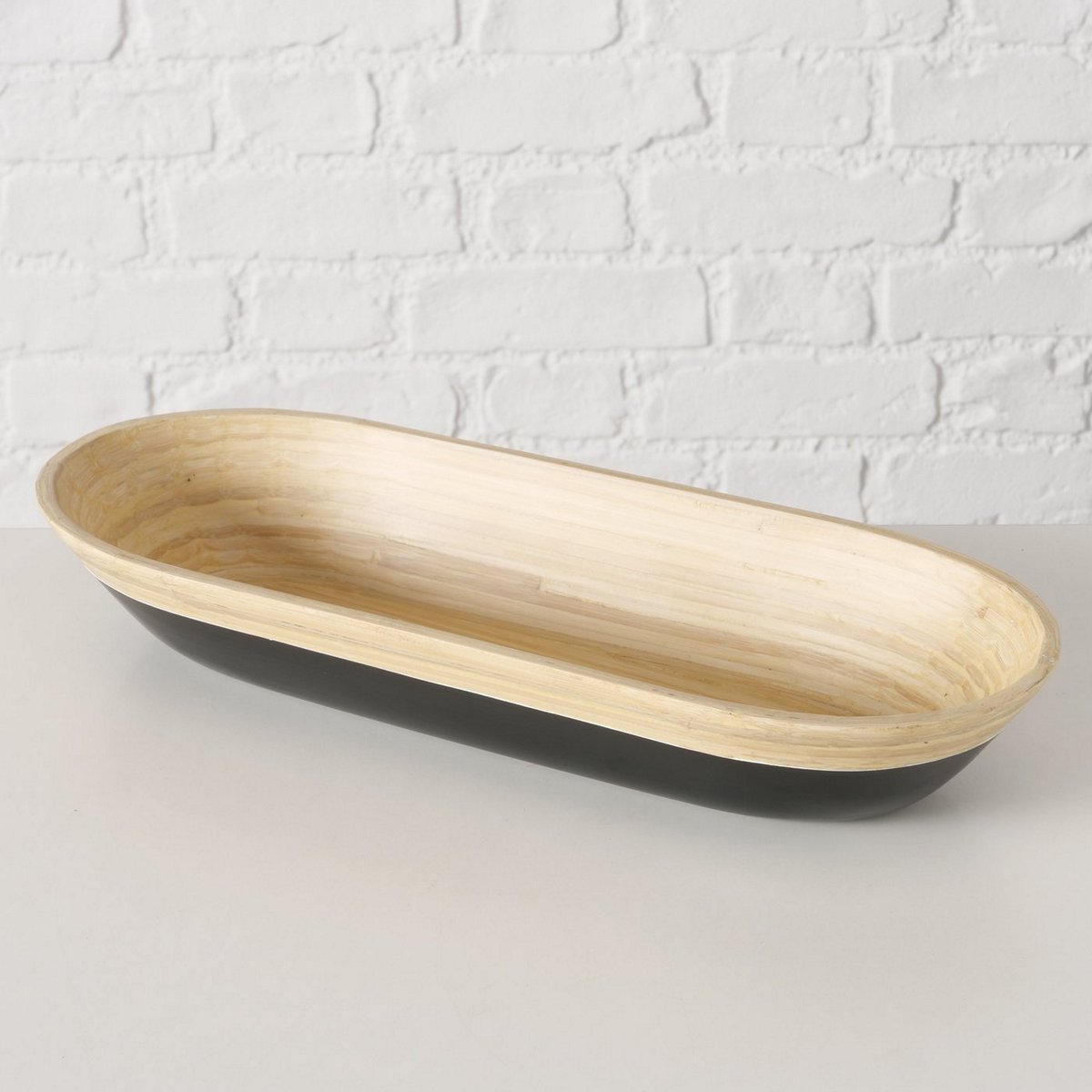 ΜΠΟΛ ΟΒΑΛ ΜΠΑΜΠΟΥ Bambo ΦΥΣΙΚΟ ΜΑΥΡΟ 40Χ15Χ7cm image