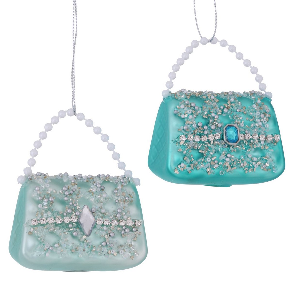 ΣΤΟΛΙΔΙ ΤΣΑΝΤΑ 2/ass ΤΙΡΚΟΥΑΖ ME ΣΤΡΑΣ Baggy 6X3 image