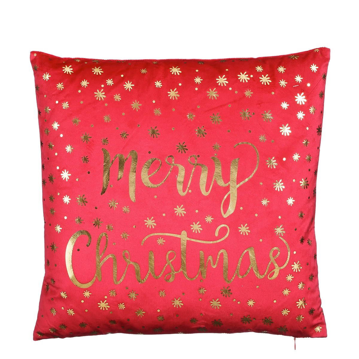 ΜΑΞΙΛΑΡΙ ΣΧΕΔΙΟ merry christmas ΚΟΚΚΙΝΟ/ΧΡΥΣΟ 40Χ40Χ10cm image