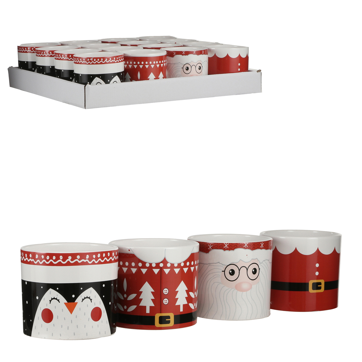 ΚΑΣΠΩ 4/ass ΧΡΙΣΤΟΥΓΓΕΝΙΑΤΙΚΟ ΘΕΜΑ H10 D10cm dolomite image