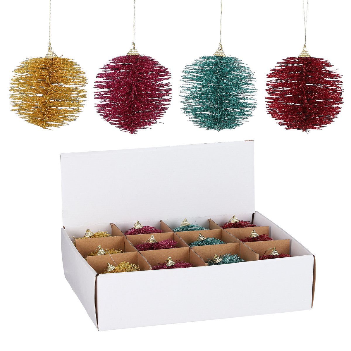 ΜΠΑΛΑ 4/ass ΧΡΥΣΟ ΜΠΟΡΝΤΟ ΤΙΡΚΟΥΑΖ- D10cm PE (polyethylene) image