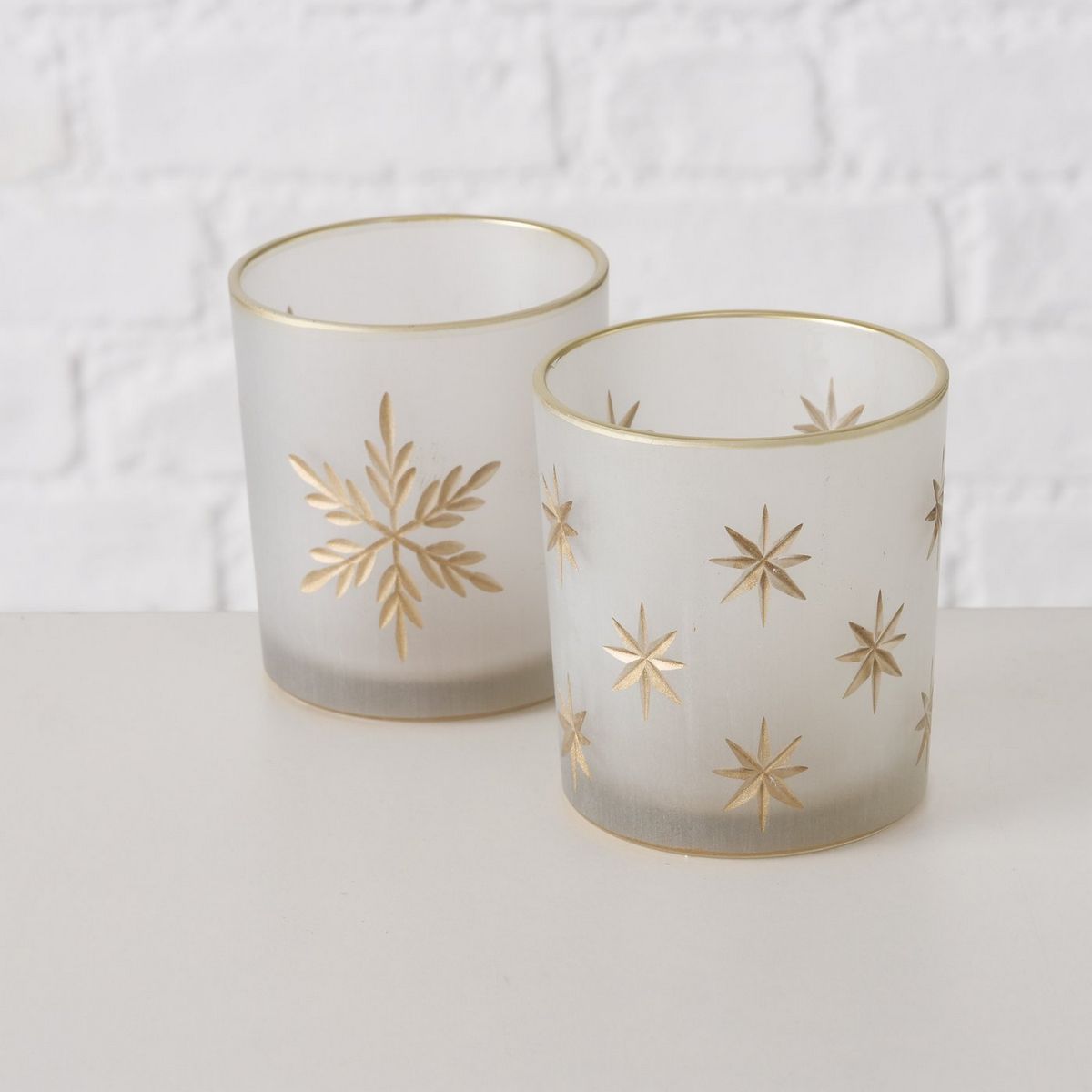 ΚΗΡΟΠΗΓΙΟ 2/ass Stellina ΛΕΥΚΟ ΜΕ ΑΣΤΕΡΙΑ ΧΡΥΣΑ H8cm H7cm 20-26-911 image