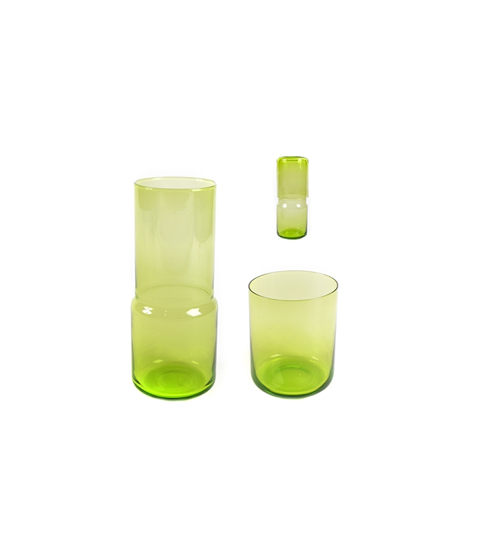 # SET/2 ΚΑΝΑΤΑ ΜΕ ΠΟΤΗΡΙ 8Χ4Χ20 CM GREEN image