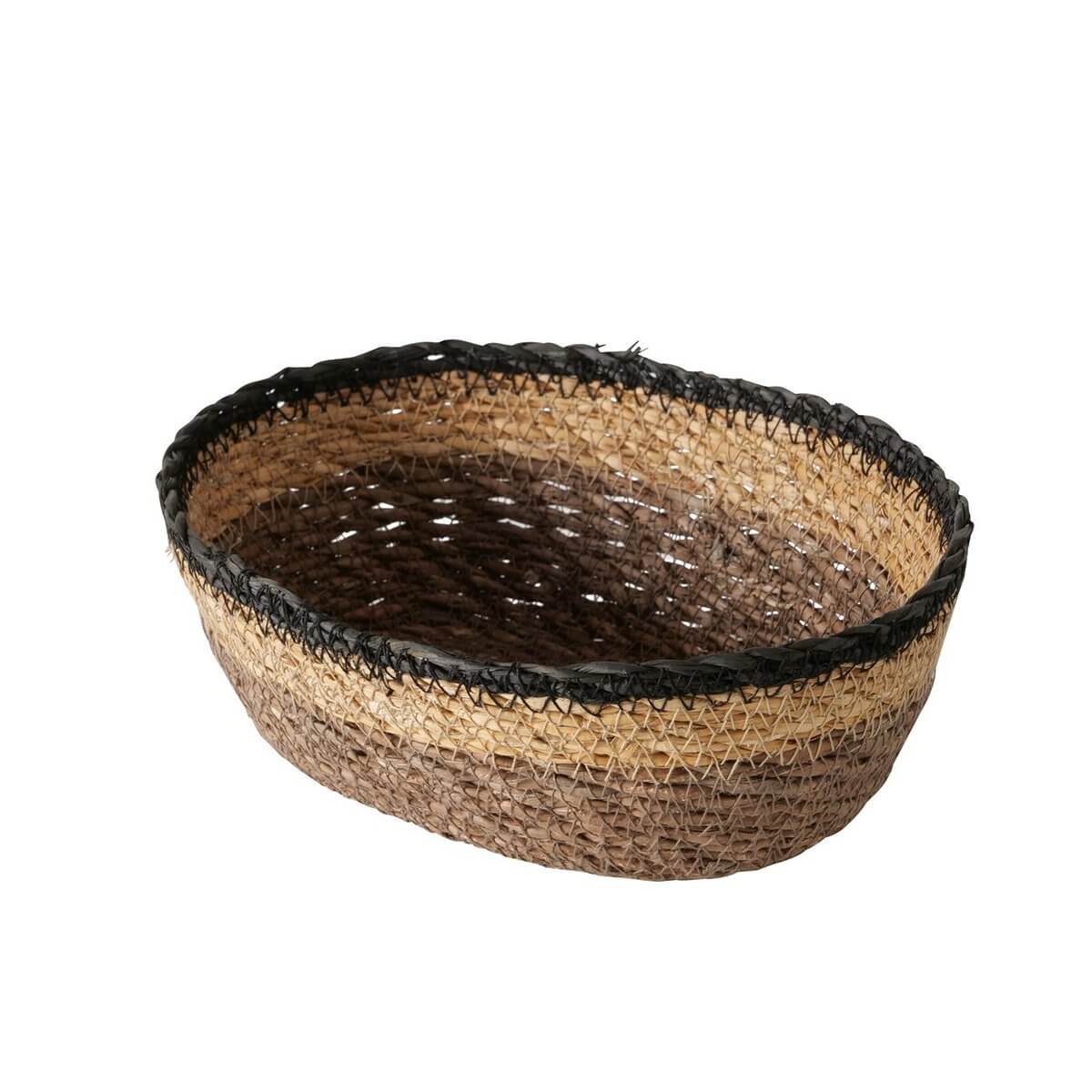 ΚΑΛΑΘΙ ΠΛΕΚΤΟ ΟΒΑΛ Babou 20Χ14Χ8cm Θαλασσόχορτο 20-26-480 image