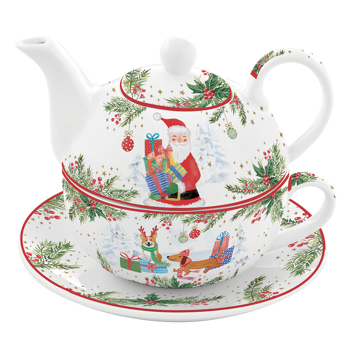 ΦΛΥΤΖΑΝΙ ΤΣΑΓΙΟΥ & ΑΤΟΜΙΚΗ ΤΣΑΓΕΡΑ SET/2 350ΜL&350ΜL ΠΟΡΣΕΛΑΝΗ ΤΕΑ FΟR ΟΝΕ JΟΥFUL SΑΝΤΑ image