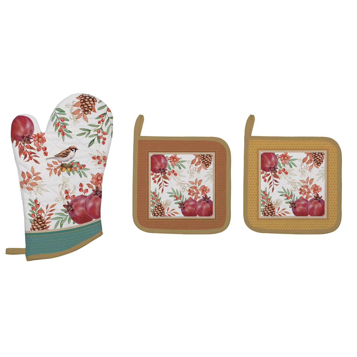 ΓΑΝΤΙ ΦΟΥΡΝΟΥ & 2 ΠΙΑΣΤΡΕΣ SET/3 ΒΑΜΒΑΚΕΡΟ ΑUΤUΜΝ SΥΜΡΗΟΝΥ image