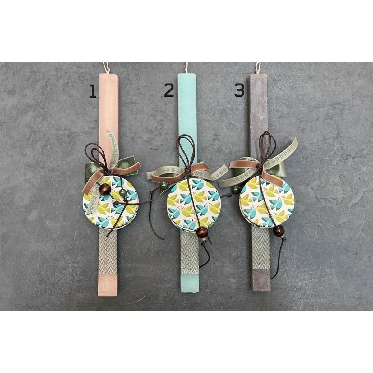 ΛΑΜΠΑΔΑ ΤΕΤΡΑΓΩΝΗ ASS/3 ΡΟΖ/ΣΙΕΛ/ΓΚΡΙ ΜΕ ΚΑΘΡΕΠΤΑΚΙ ΠΟΥΛΑΚΙΑ image