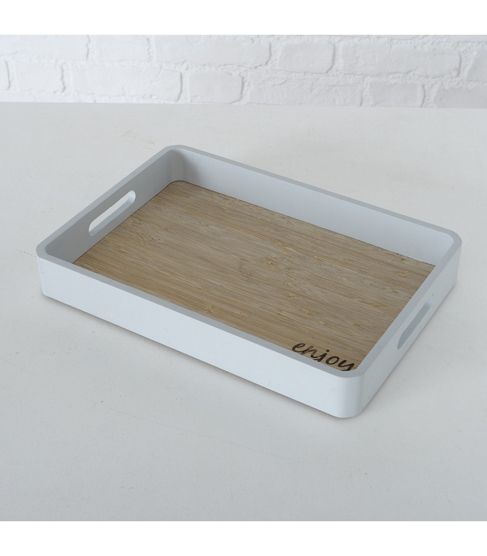 ΔΙΣΚΟΣ ΞΥΛ Joy ΠΑΡΑΛΛΗΛΟΓΡΑΜΟΣ ΛΕΥΚΟ ΜΑΥΡΟ ΦΥΣΙΚΟ W24cm Ινοσανίδα μέσης πυκνότητας 20-96-885 image