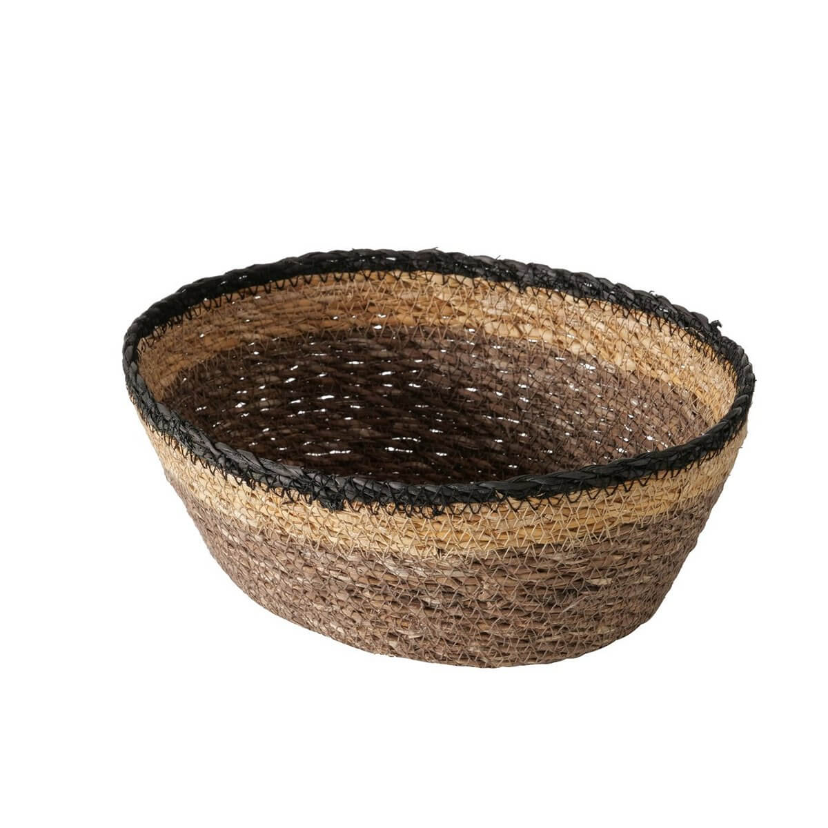 ΚΑΛΑΘΙ ΠΛΕΚΤΟ ΟΒΑΛ Babou 25x19x9cm Θαλασσόχορτο 20-26-480 image