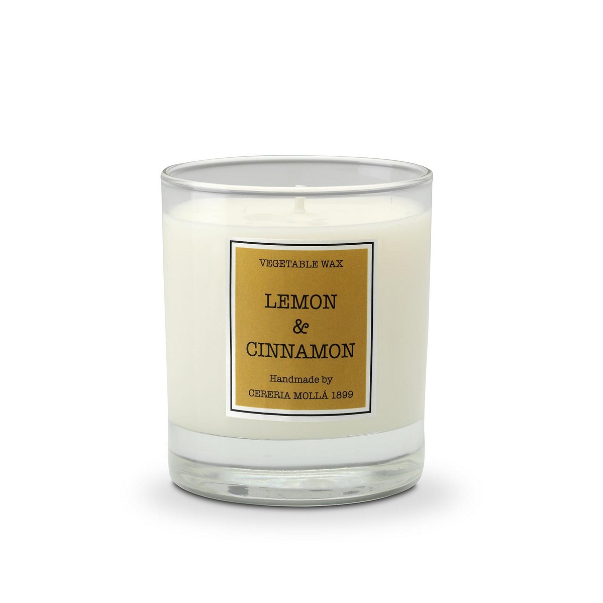 ΚΕΡΙ ΦΥΤΙΚΟ ΣΕ ΓΥΑΛΙΝΟ ΠΟΤΗΡΙ ivory 230GR 50hr άρωμα Lemon & Cinammon image