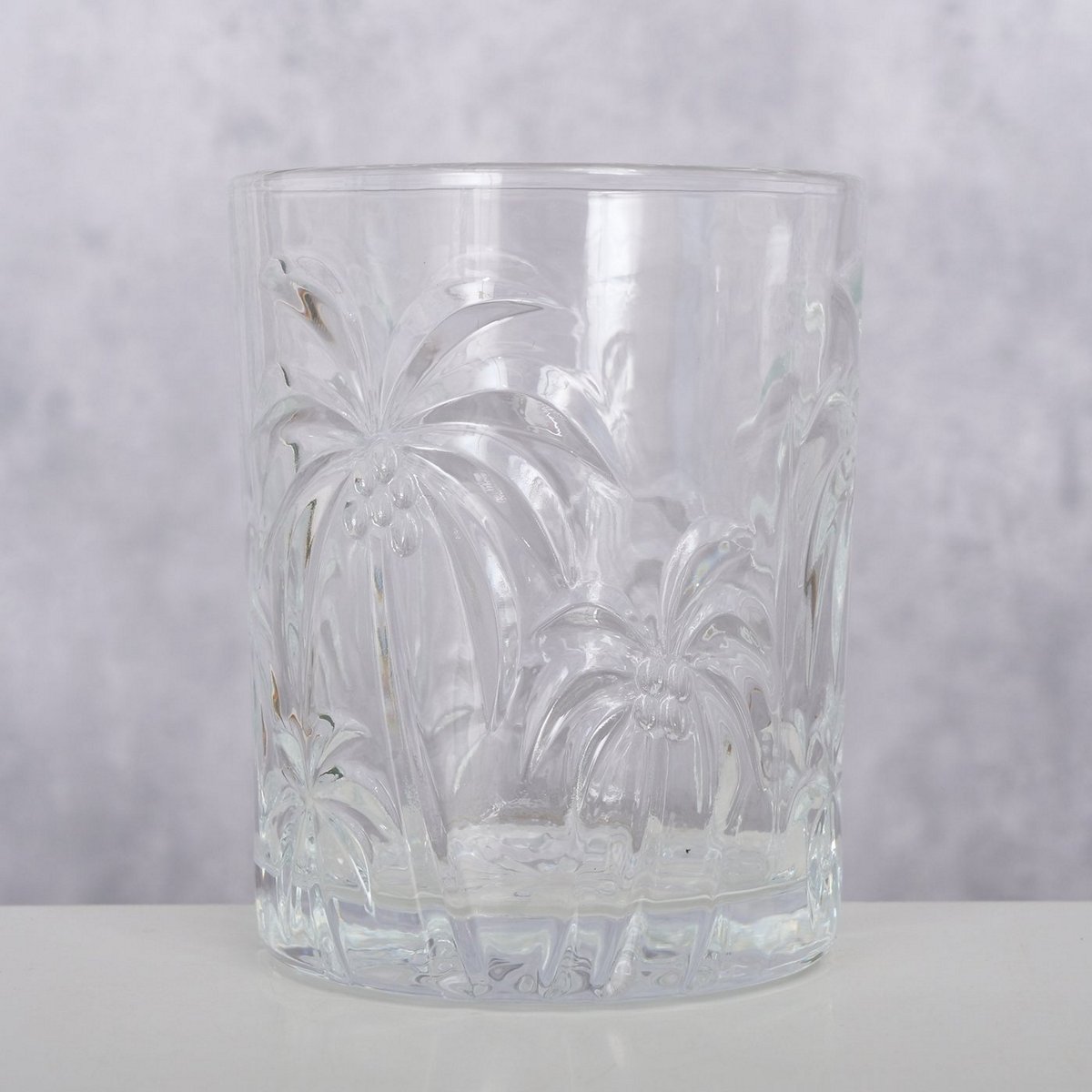 ΠΟΤΗΡΙ Lapalma ΔΙΑΦΑΝΕΣ ΓΥΑΛΙ ΦΟΙΝΙΚΑΣ Dishwasher proof H10 D8cm image