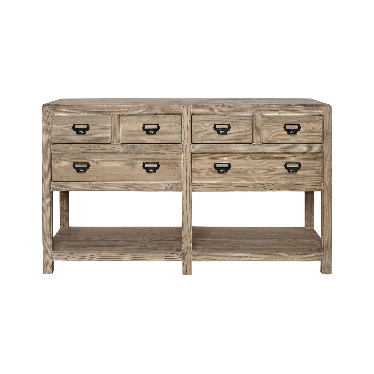 ΒΙΤΡΙΝΑ 150X45X230 CM TAUPE ME 6 ΣΥΡΤΑΡΙΑ (OP09) + 8 ΡΑΦΙΑ image