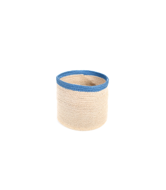 ΚΑΛΑΘΙ MEDIUM 22X19 ΣΤΡΟΓΓΥΛΟ SEA GRASS NAT/BLUE (20-73-306) image