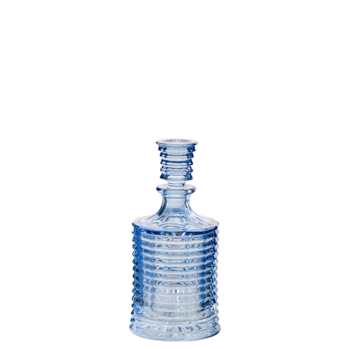 ΚΑΡΑΦΑ ribbed ΓΥΑΛΙ ΜΠΛΕ 11 image