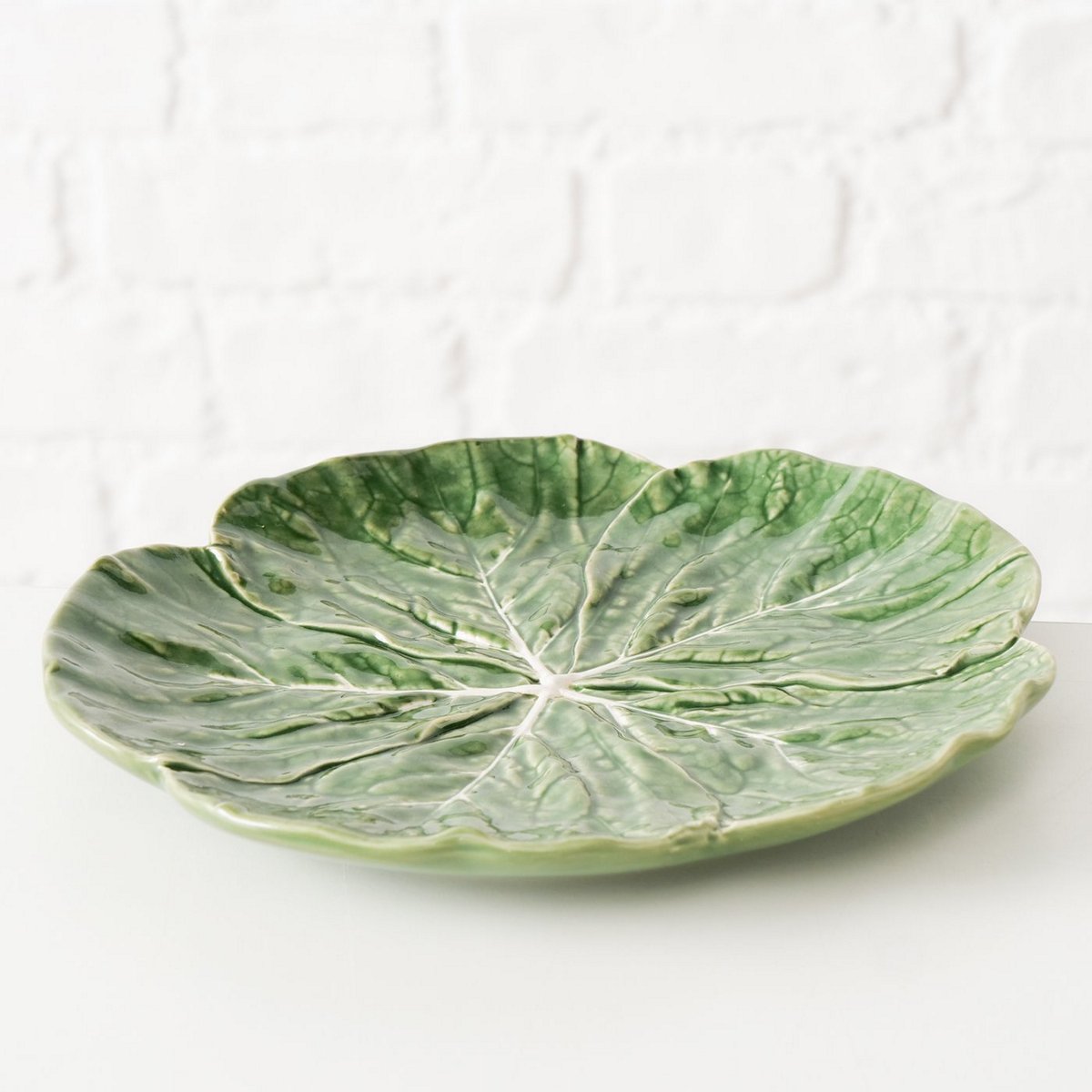 ΠΙΑΤO ΣΧΕΔΙΟ ΛΑΧΑΝΟ Cabbage ΠΡΑΣΙΝΟ D21cm Dishwasher proof image