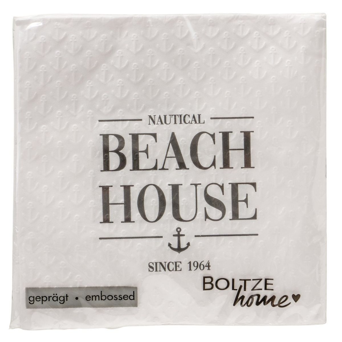 ΧΑΡΤΟΠΕΤΣΕΤΕΣ Nautic BEACH HOUSE ΑΣΠΡΟΜΑΥΡΟ ΧΑΡΤΙ image
