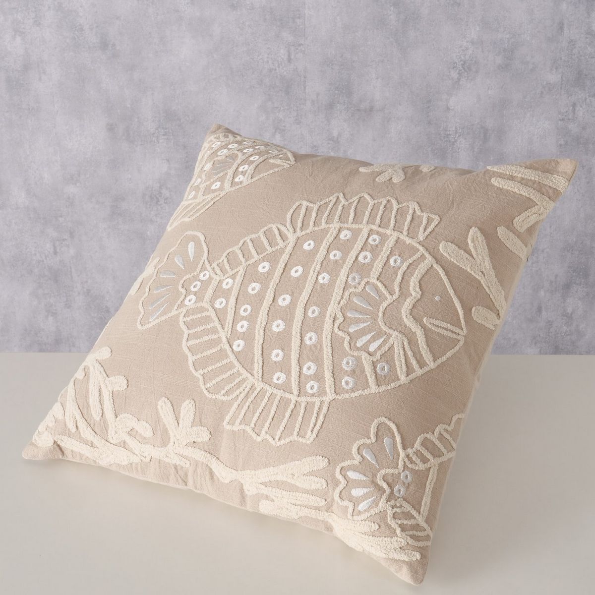 ΜΑΞΙΛΑΡΙ ΨΑΡΙ Maris ΕΚΡΟΥ 45Χ45Χ12cm 450g Cotton image
