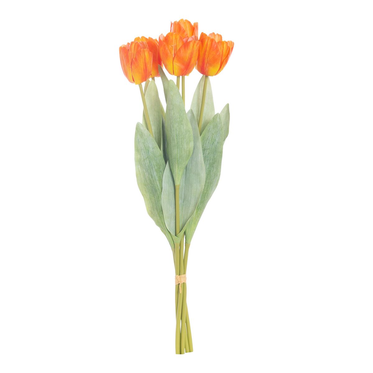 ΤΟΥΛΙΠΑ ΜΠΟΥΚΕΤΟ x 5 ΠΟΡΤΟΚΑΛΙ REAL TOUCH 48cm ΣΥΝΘΕΤΙΚΟ image