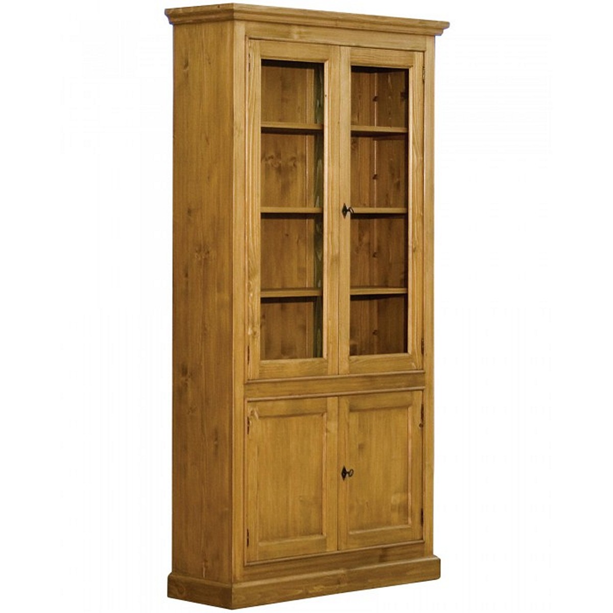 ΒΙΤΡΙΝΑ 108Χ38Χ211 CM EXT.VIEUX BOIS INTER. ANTHRACITE ANTIQUE 2 ΓΥΑΛΙΝΕΣ ΠΟΡΤΕΣ ΠΑΝΩ image