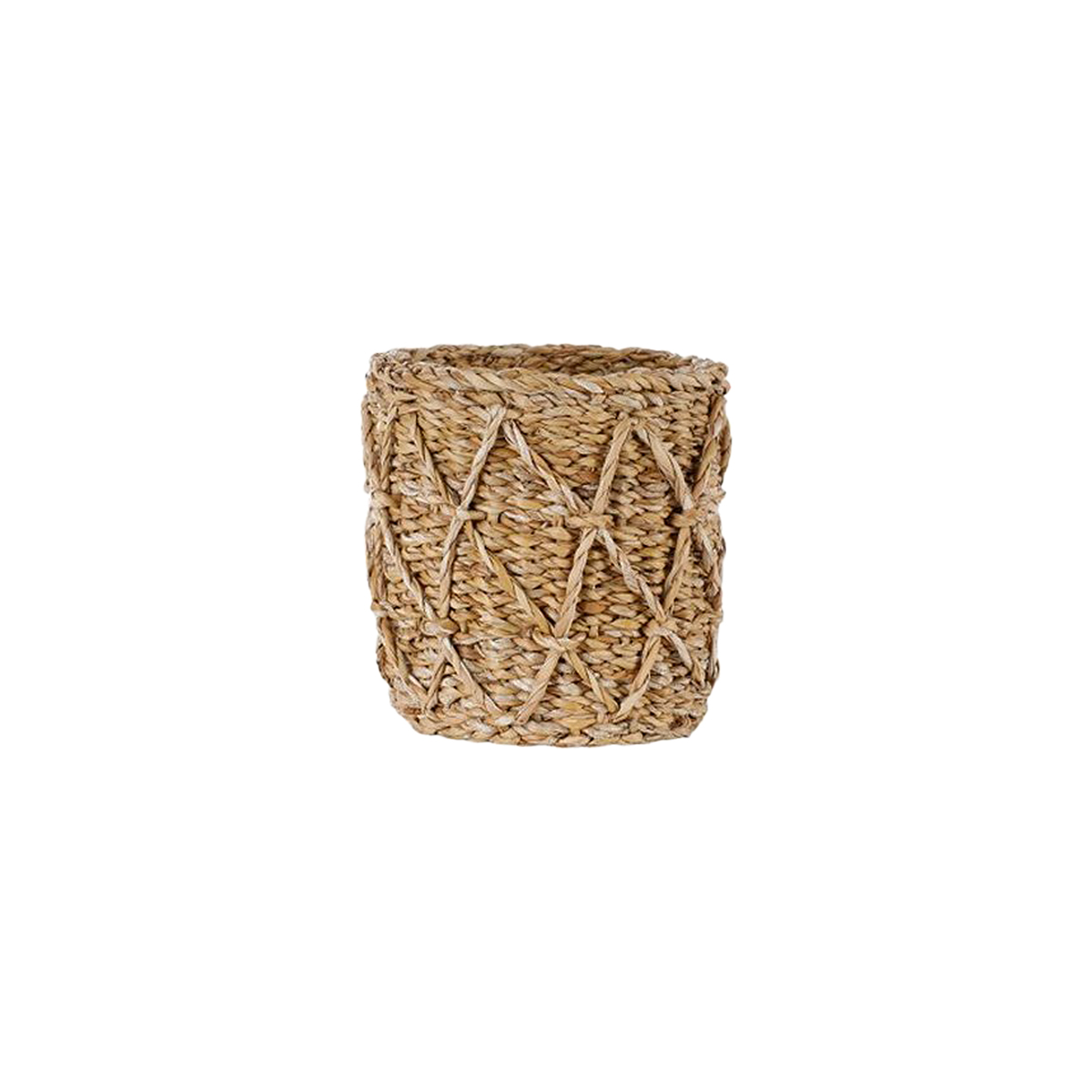 ΚΑΛΑΘΙ ΨΑΘΑ ΠΛΕΚΤΟ ΦΥΣΙΚΟ SEAGRASS D11cm H7cm 20-32-271 image
