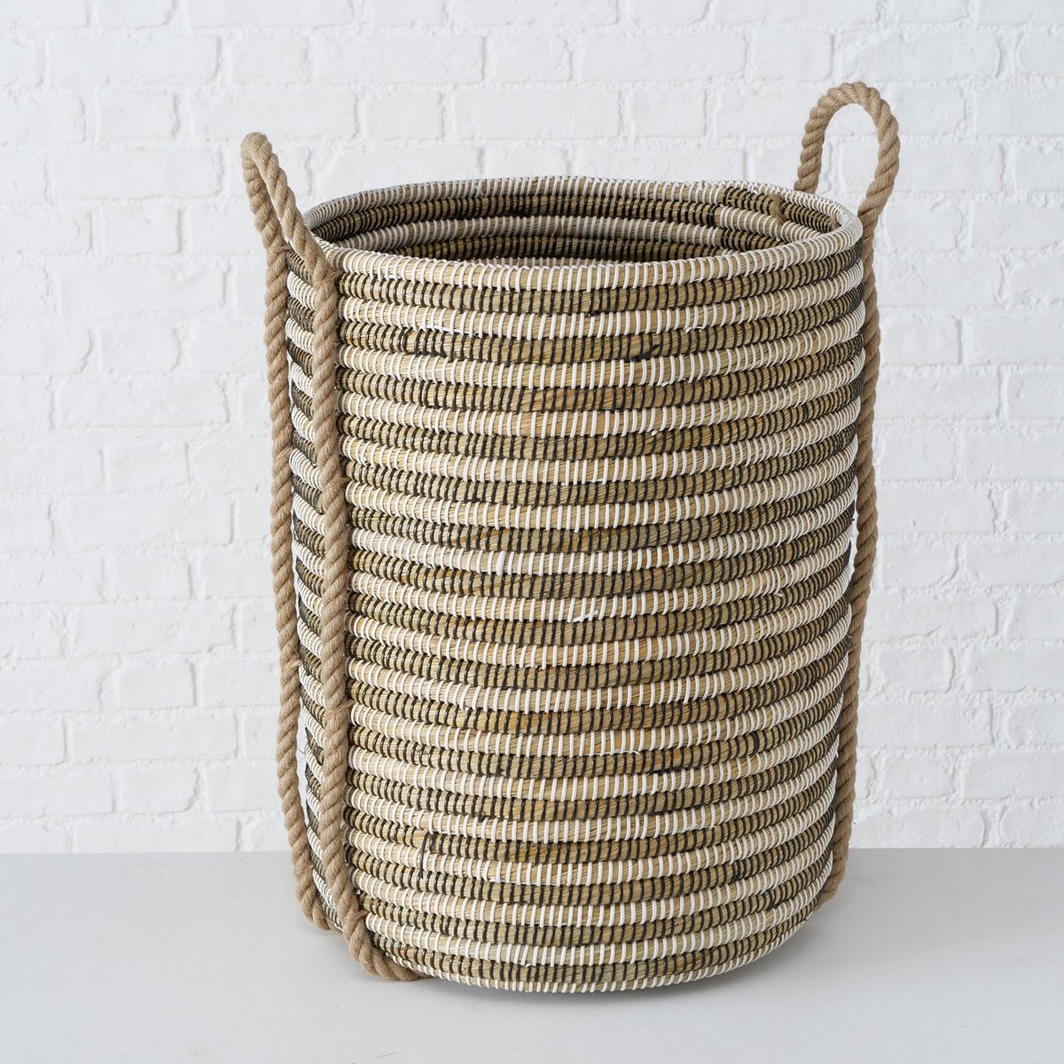 ΚΑΛΑΘΙ Jaen ΨΑΘΙΝΟ ΜΠΕΖ/ΚΑΦΕ L0 W0 H60 D45cm 20-95-560 image