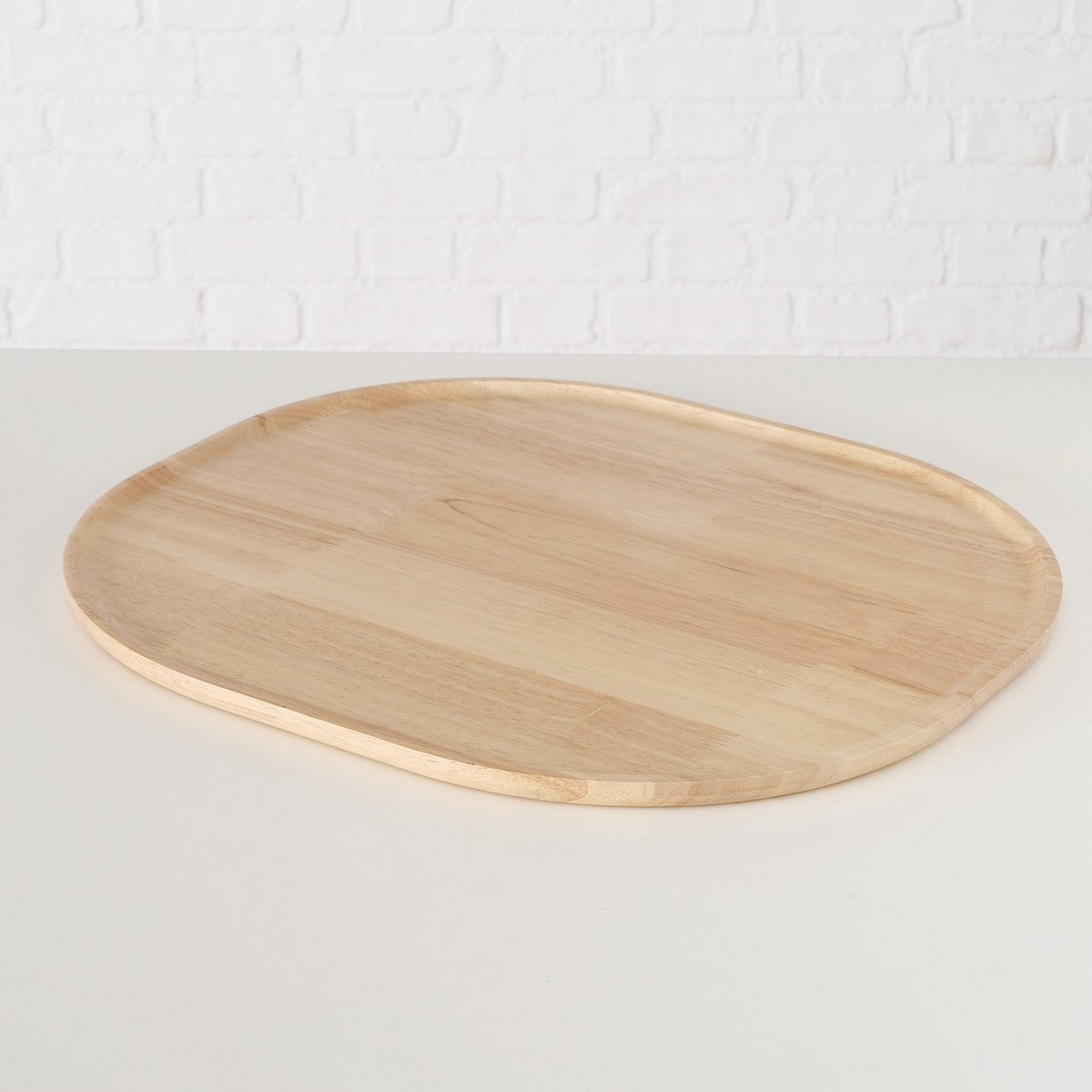ΔΙΣΚΟΣ ΟΒΑΛ ΦΥΣΙΚΟ Erve L40 W45cm Rubber wood 20-23-509 image