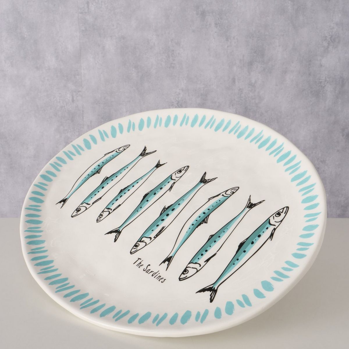 ΠΙΑΤΟ ΣΕΡΒΙΡΙΣΜΑΤΟΣ ΟΒΑΛ ΣΧΕΔΙΟ Sardine image
