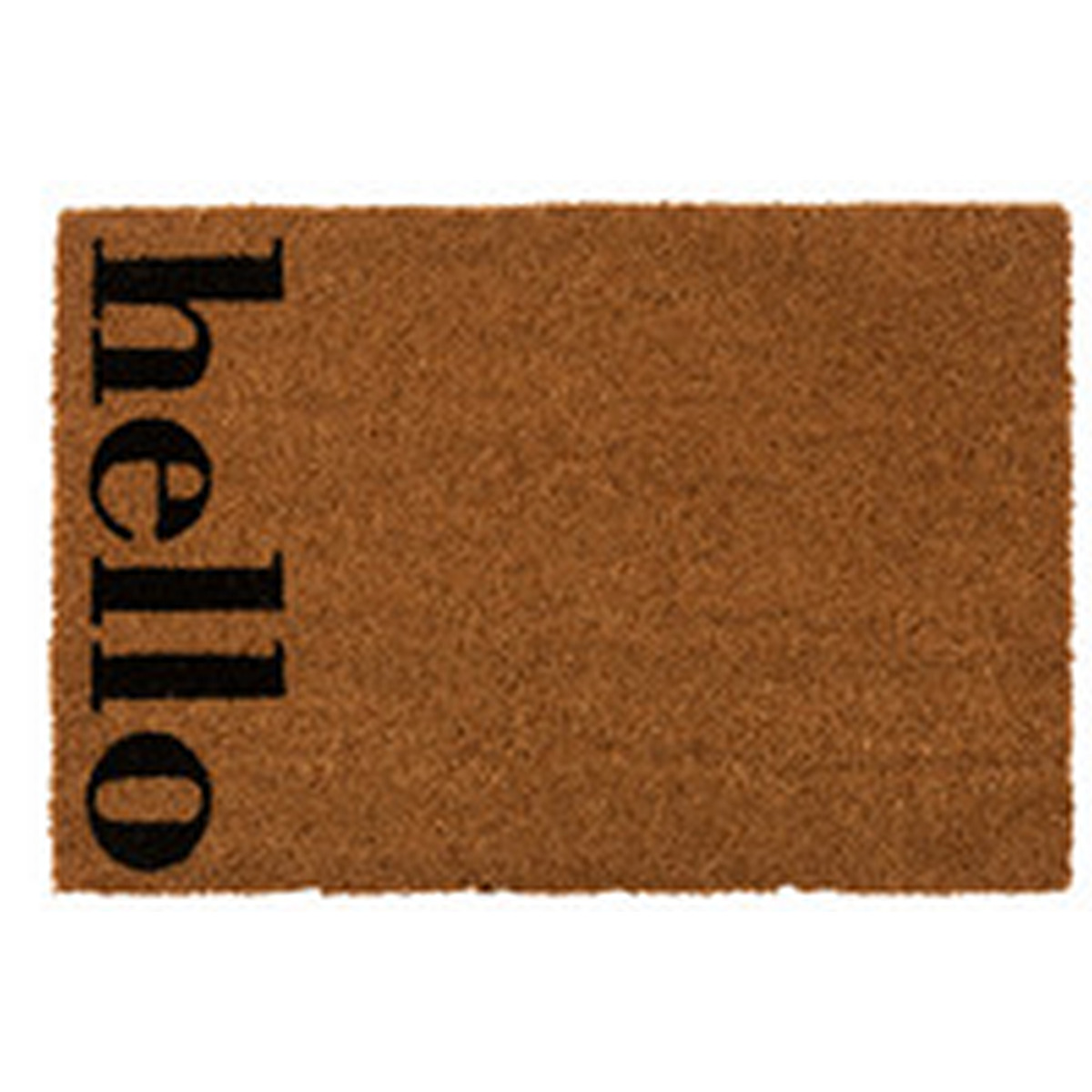 ΠΑΤΑΚΙ ΕΙΣΟΔΟΥ HELLO ΦΥΣΙΚΟ-ΜΑΥΡΟ (59x39.5x2cm) image